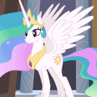 Reference picture of Princess Celestia